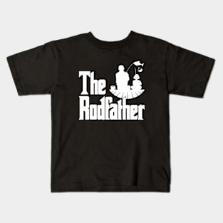 The Rodfather with my son: A Guide to Catching the Big One Kids T-Shirt